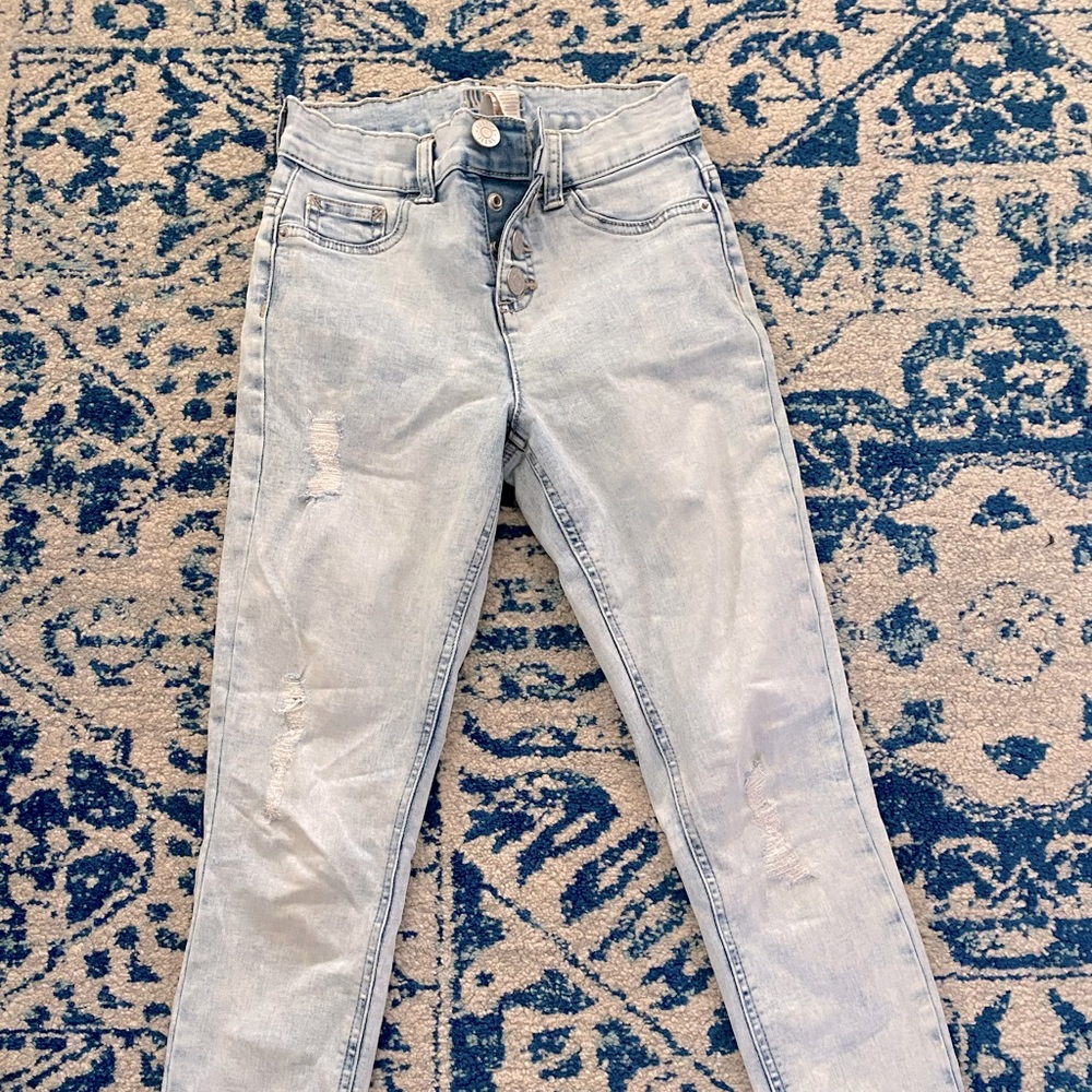 Girls Justice High Rise Jegging Sz 10 EUC